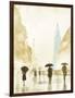 New York Red Umbrella - Golden-Robert Canady-Framed Giclee Print