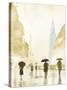 New York Red Umbrella - Golden-Robert Canady-Stretched Canvas