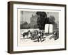 New York: Removal of the Pedestal of the Obelisk from the Wharf to the Site in Central Park-null-Framed Giclee Print