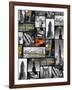 New York Repeat-The Vintage Collection-Framed Art Print