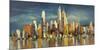 New York, riflessi del mattino-Luigi Florio-Mounted Giclee Print