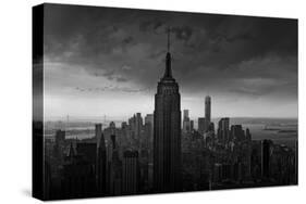 New York Rockefeller View-Wim Schuurmans-Stretched Canvas