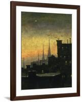 New York Roof Tops-Louis Eilshemius-Framed Giclee Print