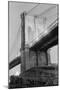 New York's Brooklyn Bridge at Night-Philip Gendreau-Mounted Premium Photographic Print