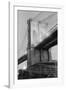 New York's Brooklyn Bridge at Night-Philip Gendreau-Framed Photographic Print