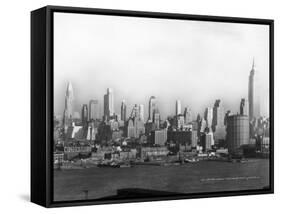 New York's Midtown Skyscrapers-Irving Underhill-Framed Stretched Canvas