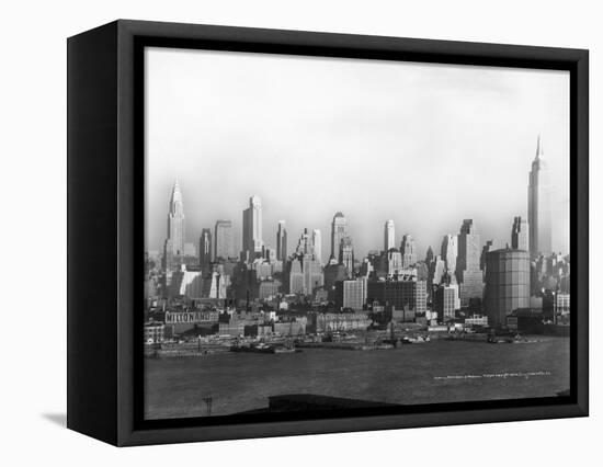 New York's Midtown Skyscrapers-Irving Underhill-Framed Stretched Canvas