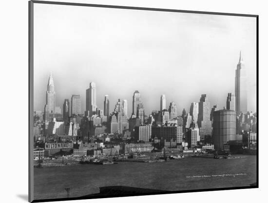 New York's Midtown Skyscrapers-Irving Underhill-Mounted Photographic Print