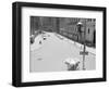 New York's Wall Street is Deserted-null-Framed Photographic Print