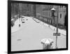 New York's Wall Street is Deserted-null-Framed Photographic Print