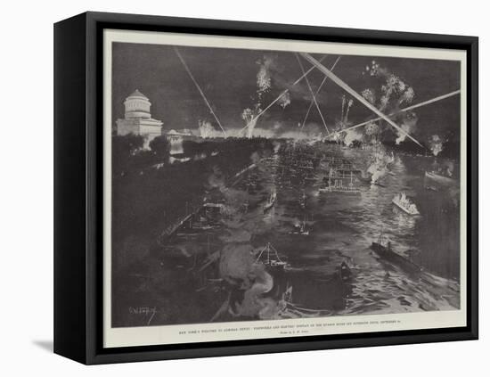 New York's Welcome to Admiral Dewey-G. W. Peters-Framed Stretched Canvas