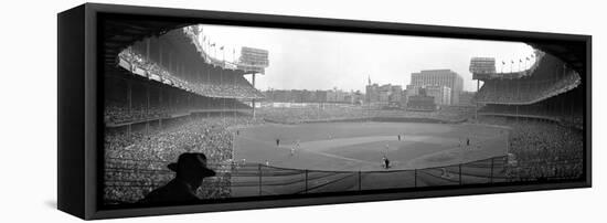 New York's Yankee Stadium as the Yankees Hosted the Brooklyn Dodgers-null-Framed Stretched Canvas