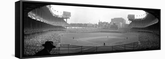 New York's Yankee Stadium as the Yankees Hosted the Brooklyn Dodgers-null-Framed Stretched Canvas