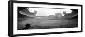 New York's Yankee Stadium as the Yankees Hosted the Brooklyn Dodgers-null-Framed Premium Photographic Print