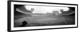 New York's Yankee Stadium as the Yankees Hosted the Brooklyn Dodgers-null-Framed Premium Photographic Print
