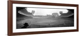 New York's Yankee Stadium as the Yankees Hosted the Brooklyn Dodgers-null-Framed Premium Photographic Print