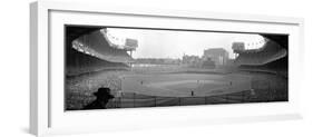 New York's Yankee Stadium as the Yankees Hosted the Brooklyn Dodgers-null-Framed Photographic Print