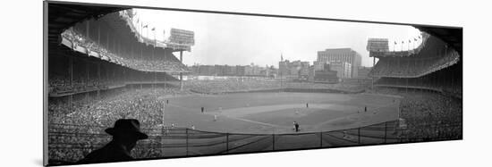 New York's Yankee Stadium as the Yankees Hosted the Brooklyn Dodgers-null-Mounted Photographic Print