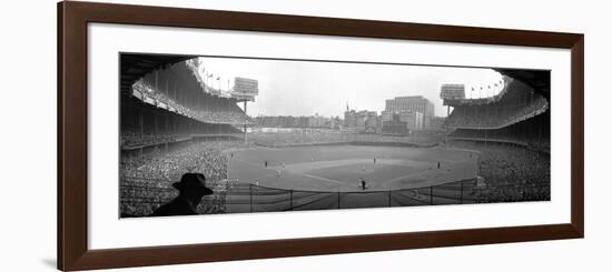 New York's Yankee Stadium as the Yankees Hosted the Brooklyn Dodgers-null-Framed Photographic Print