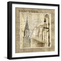 New York Serenade-Keith Mallett-Framed Art Print