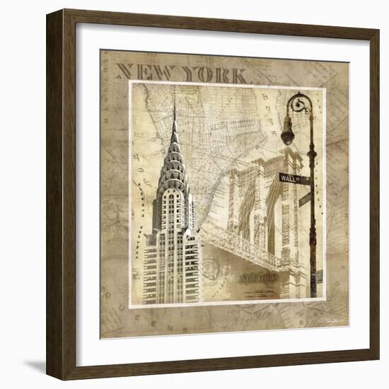 New York Serenade-Keith Mallett-Framed Art Print