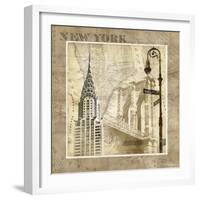 New York Serenade-Keith Mallett-Framed Art Print