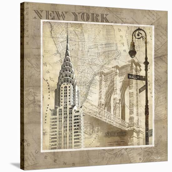 New York Serenade-Keith Mallett-Stretched Canvas