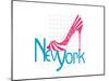 New York Shoe-Elle Stewart-Mounted Art Print