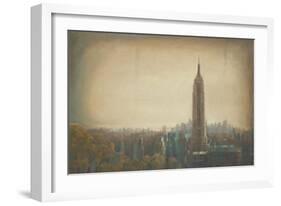 New York Silhouette-Paulo Romero-Framed Art Print