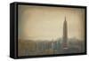 New York Silhouette-Paulo Romero-Framed Stretched Canvas