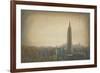 New York Silhouette-Paulo Romero-Framed Premium Giclee Print