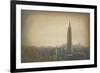 New York Silhouette-Paulo Romero-Framed Premium Giclee Print