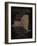 New York Silo-Jace Grey-Framed Art Print