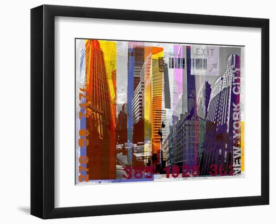 New York Sky Urban-Sven Pfrommer-Framed Art Print