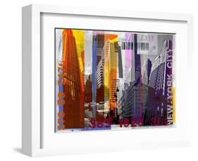 New York Sky Urban-Sven Pfrommer-Framed Art Print