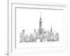 New York Skyline Crop-Avery Tillmon-Framed Art Print