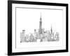 New York Skyline Crop-Avery Tillmon-Framed Art Print