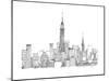 New York Skyline Crop-Avery Tillmon-Mounted Art Print