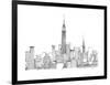 New York Skyline Crop-Avery Tillmon-Framed Art Print