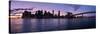 New York Skyline from Brooklyn, New York City, New York State, Usa 2014-null-Stretched Canvas