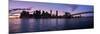New York Skyline from Brooklyn, New York City, New York State, Usa 2014-null-Mounted Photographic Print