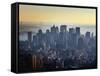 New York Skyline, January 2002-null-Framed Stretched Canvas
