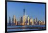 New York Skyline, Manhattan, Lower Manhattan and World Trade Center-Alan Copson-Framed Photographic Print