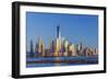 New York Skyline, Manhattan, Lower Manhattan and World Trade Center-Alan Copson-Framed Photographic Print