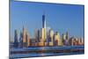 New York Skyline, Manhattan, Lower Manhattan and World Trade Center-Alan Copson-Mounted Photographic Print