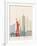 New York Skyline Poster-paulrommer-Framed Art Print