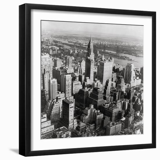 New York Skyline, Spring-The Chelsea Collection-Framed Giclee Print