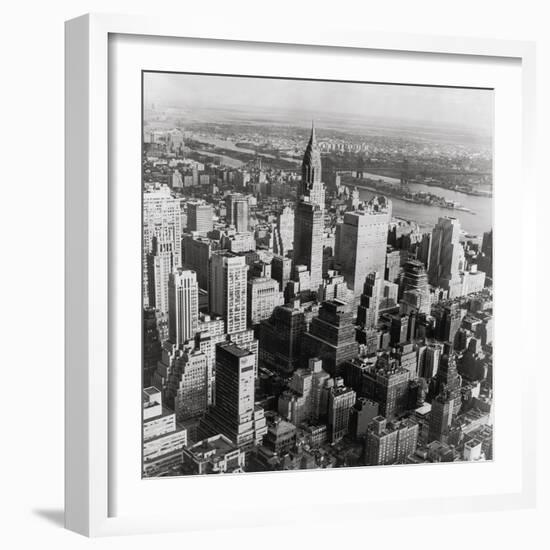 New York Skyline, Spring-The Chelsea Collection-Framed Giclee Print