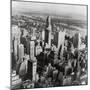 New York Skyline, Spring-The Chelsea Collection-Mounted Giclee Print