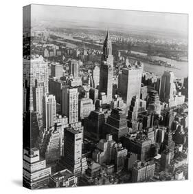 New York Skyline, Spring-The Chelsea Collection-Stretched Canvas